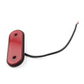 20 x 24V LED Oval Side Marker Light Tail Lamp Red for Trailer Truck Van