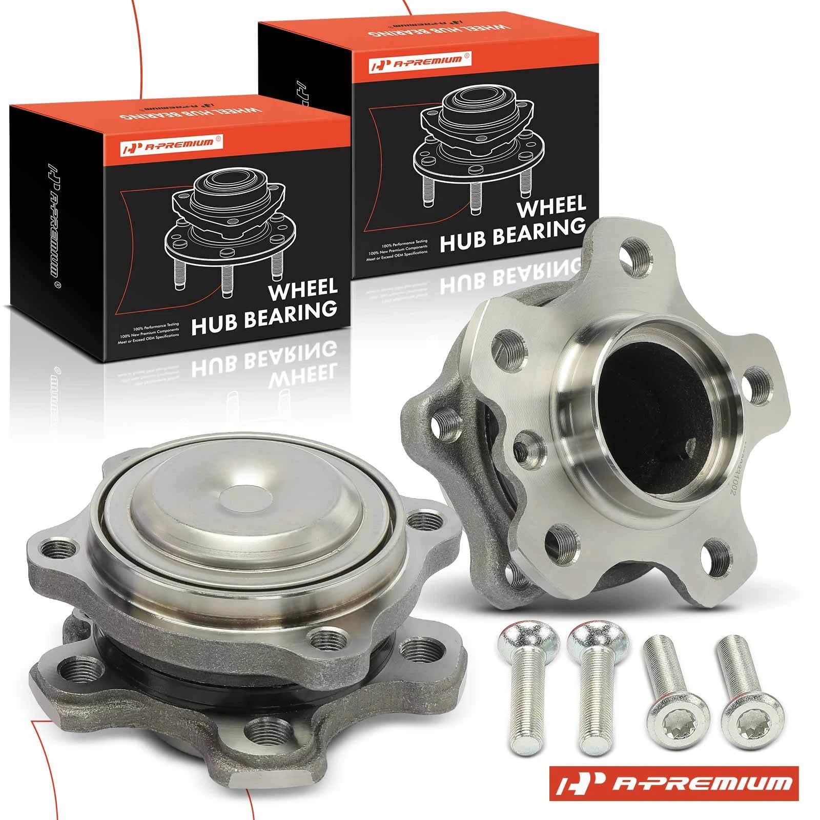 2X Front Wheel Hub Bearing for BMW G12 740i 750i (2016–2019)
