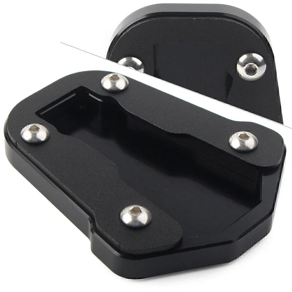 Black Side Kickstand Pad for Honda CRF300L CRF300 Rally (2021-2024)
