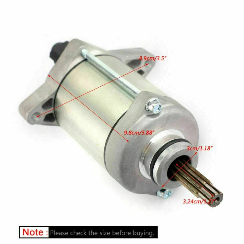 Starter for Honda Fourtrax Rancher TRX420TM Pioneer/Foreman 500 (2000–2023) 31200-HR0-F01