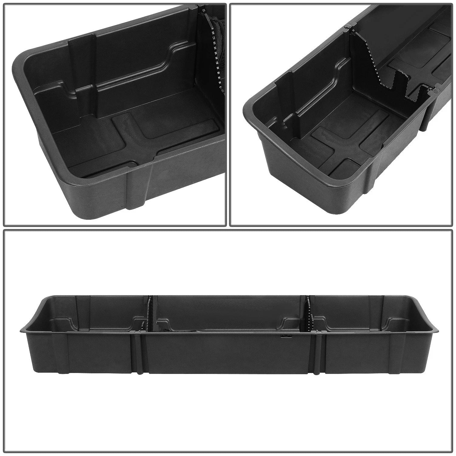 Under Seat Storage Organizer Box for Ford F150 F250 F350 SuperCrew (2015–2024)