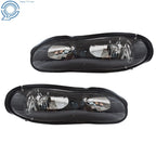Halogen Black Headlight Pair for Chevy Camaro Z28 (1998–2002) Right+Left
