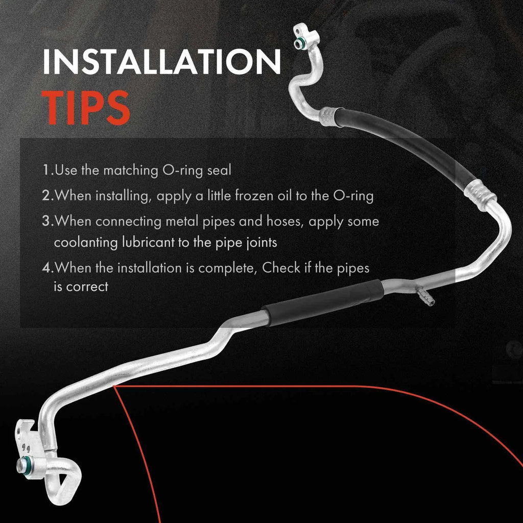 A/C Refrigerant Hose Suction Line for Kia Magentis Optima (2001–2006)