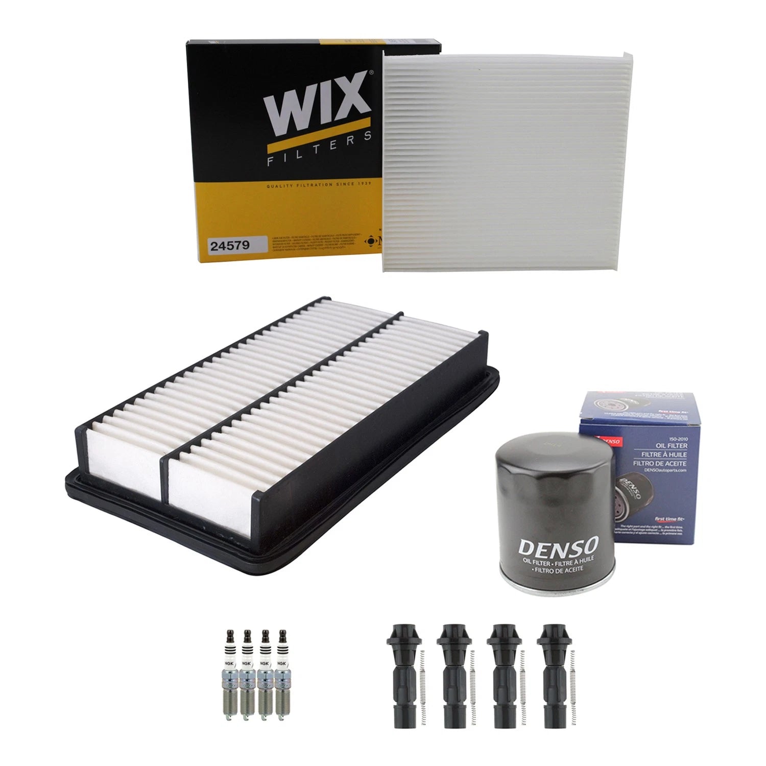 Tune Up Kit with 4 Spark Plugs & Boots for Mazda CX-7 (2007–2012)
