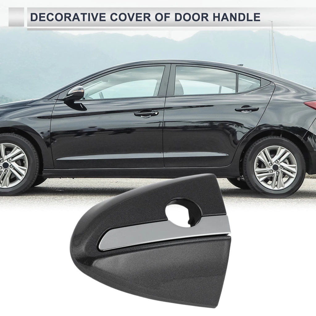 Front Left Door Handle Lock Cylinder Cover for Toyota Corolla (2014–2018) Gray