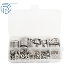 Set of 600 Flat Washers 304 Stainless Steel Assortment Kit
