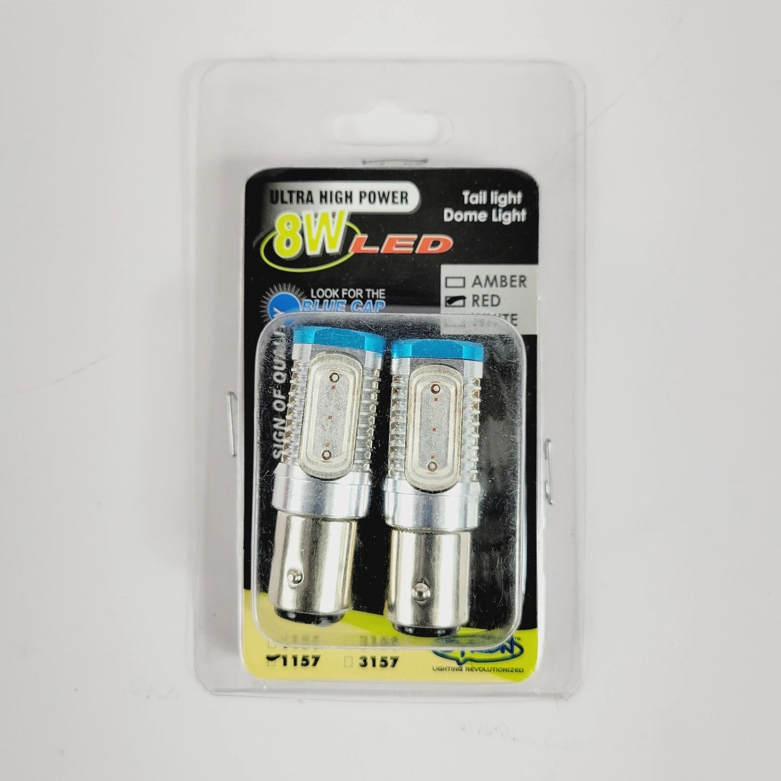 LED Tail Light Bulbs 1157 8W Red for Cyron Lighting (48-1121)