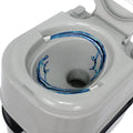 Portable Toilet 24L 6.3 Gallon for Camping Travel Piston Pump Commode