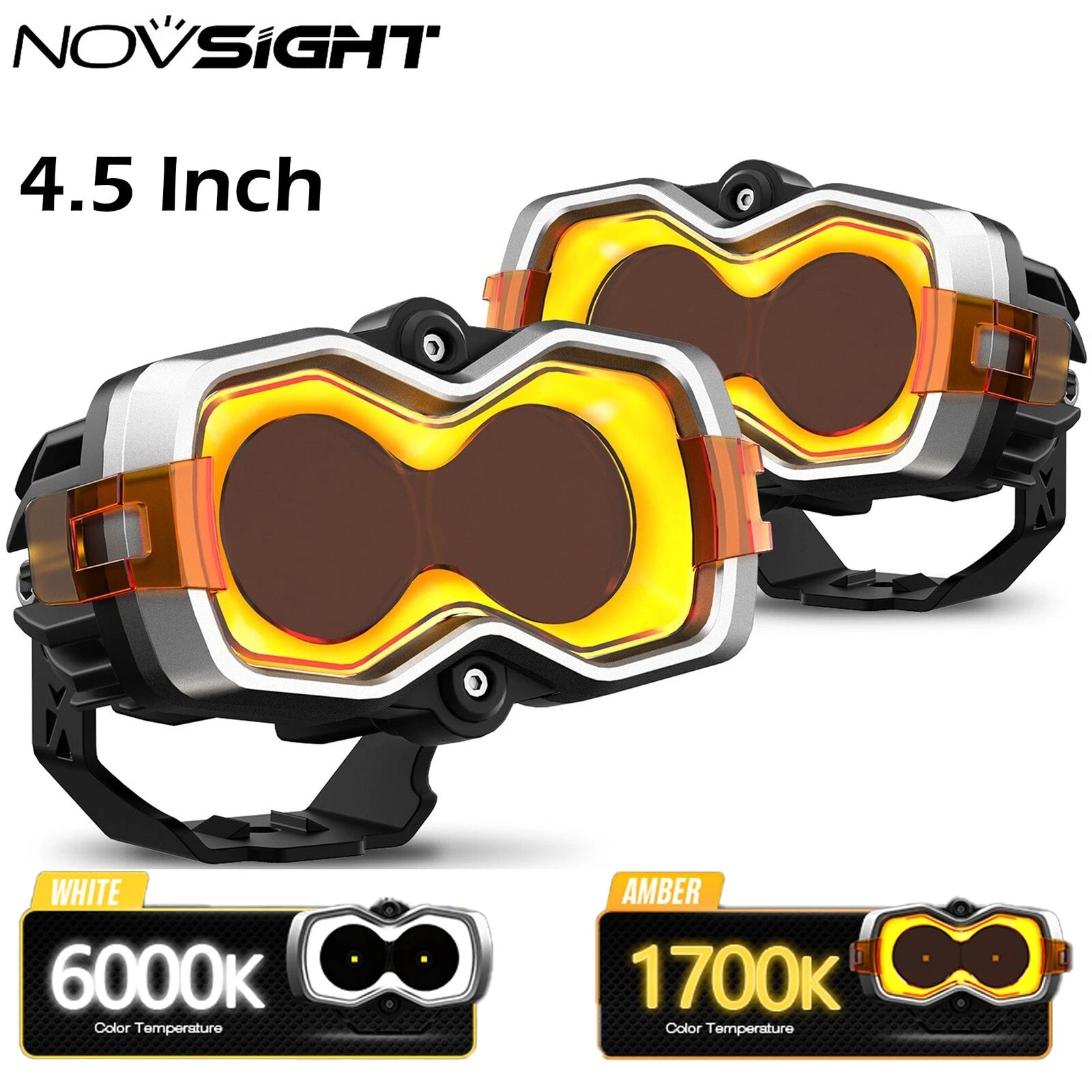 2X 4.5" LED Work Light Pod for Offroad Vehicles (All Years)