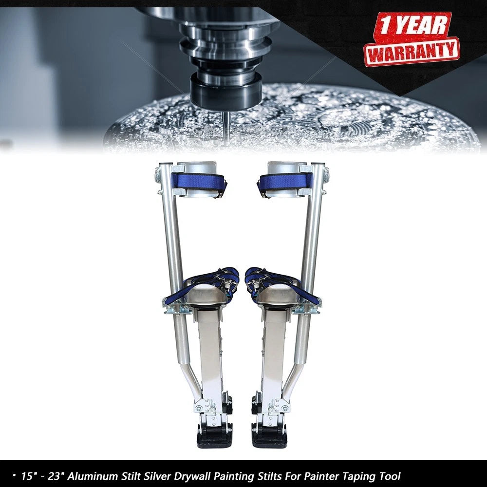 Aluminum Drywall Painting Stilts for Painters (15" - 23")