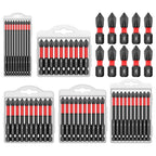10 Pack Anti Slip Long Drill Bits with Magnetic PH2 Screwdriver Set