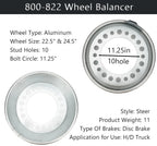 Set of 2 Wheel Balancers for 22.5-24.5" Wheels