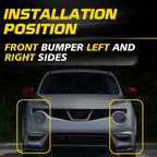 2X Bumper Support Brackets for Nissan Juke (2011–2014)