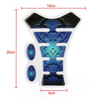 Gas Tank Pad Protector for Suzuki Yamaha BMW Honda (Universal) Blue T9