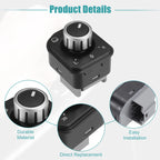 Set of 1 Rear View Mirror Remote Control Switch for Volkswagen (No. 5ND959565A)