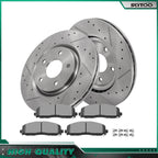 Front Brake Rotors & Ceramic Pads for Dodge Grand Caravan Journey (2012–2013)