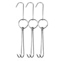 Set of 2 Stainless Steel Meat Hooks for BBQ Grill Hanger