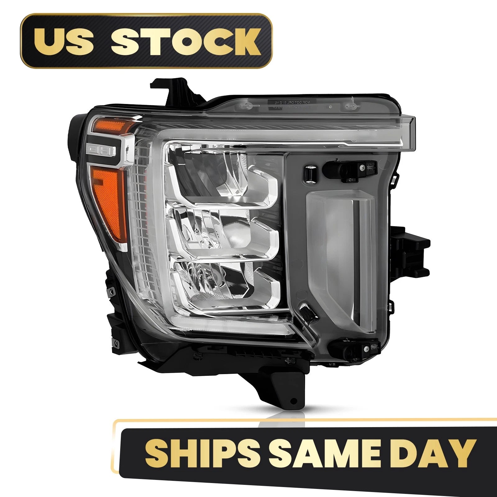 LED Headlight for GMC Sierra 2500 HD (2020–2023) w/ Halogen Signal Right