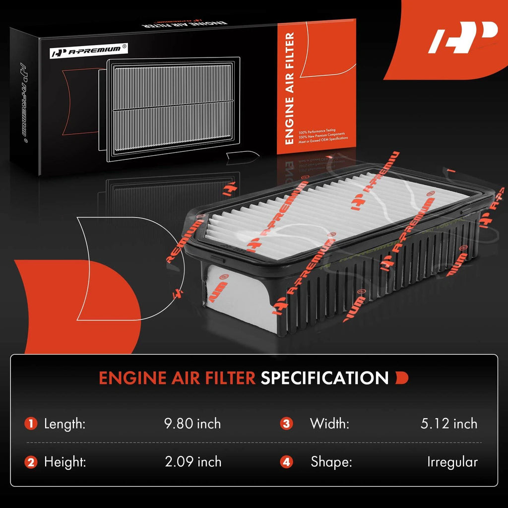 Engine & Activated Carbon Cabin Air Filter for Kia Soul (2010-2011)