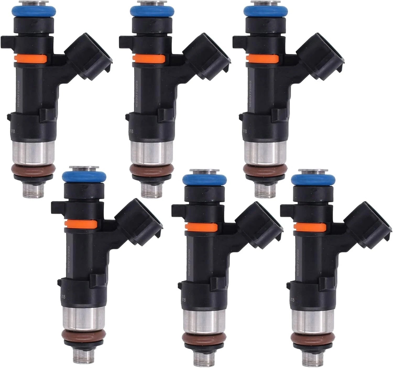 6PCS Fuel Injector 16600-7S000 for Nissan Pathfinder (2005–2010)