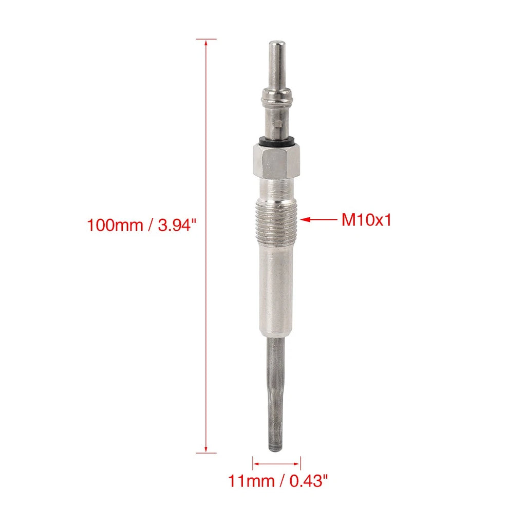 Set of 4 Diesel Heater Glow Plugs for VW Audi 
