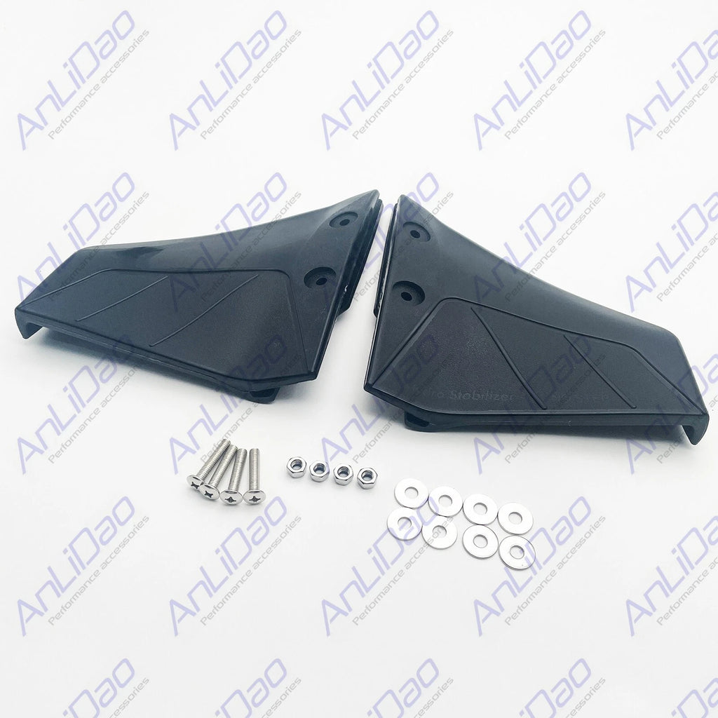 Hydro-Stabilizer Fins for Outboard Motors Up to 50HP (Black)