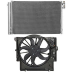 Electric AC Condenser Cooling Fan Kit for BMW Z4 (2009–2016) X1 (2013–2015)
