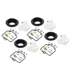 Set of 4 Carburetor Rebuild Kits for Suzuki Bandit 1200 GSXR1100 Katana 1100 750
