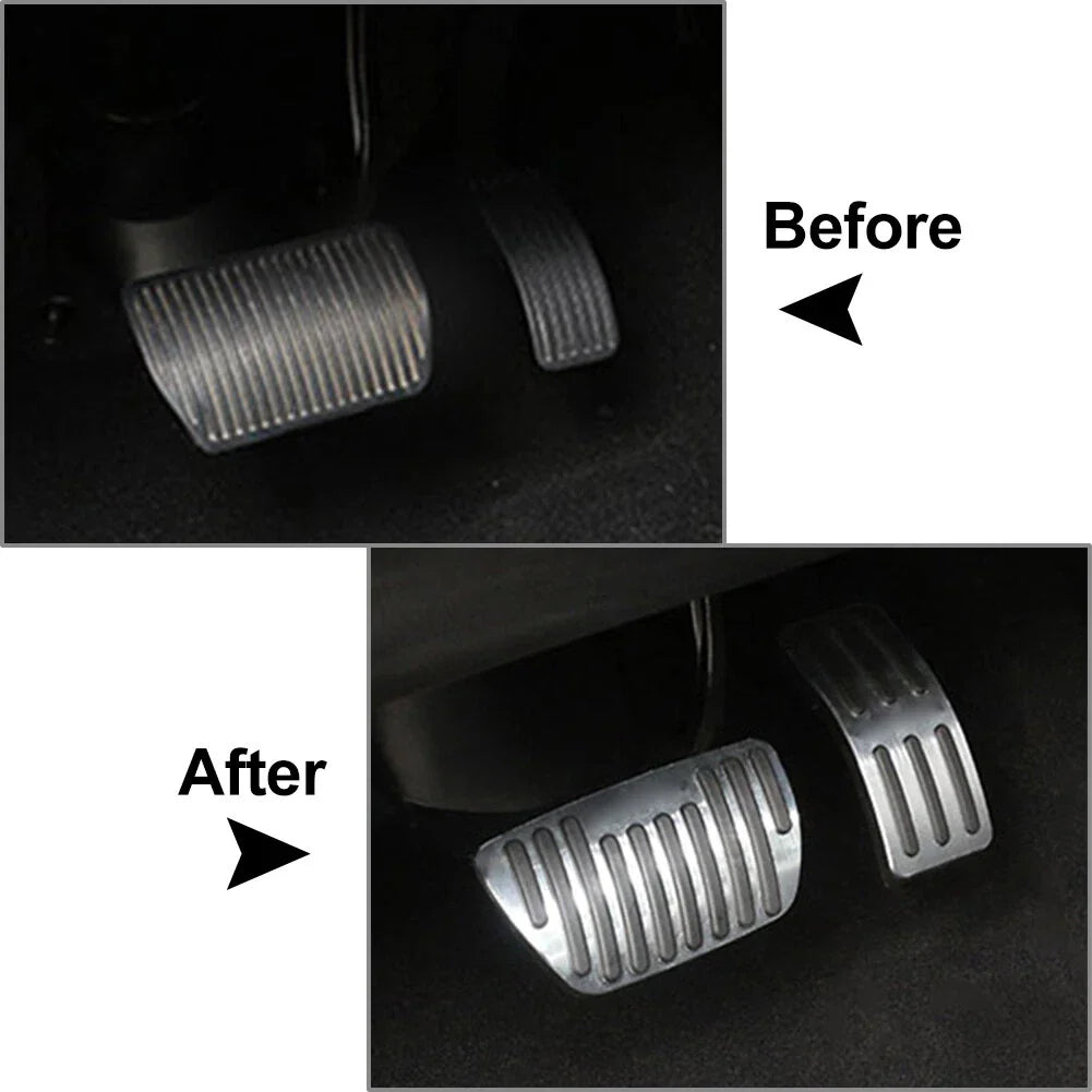 Stainless Steel Brake Gas Pedal Pad Covers for Haval H6 Big Dog (2021-2022)