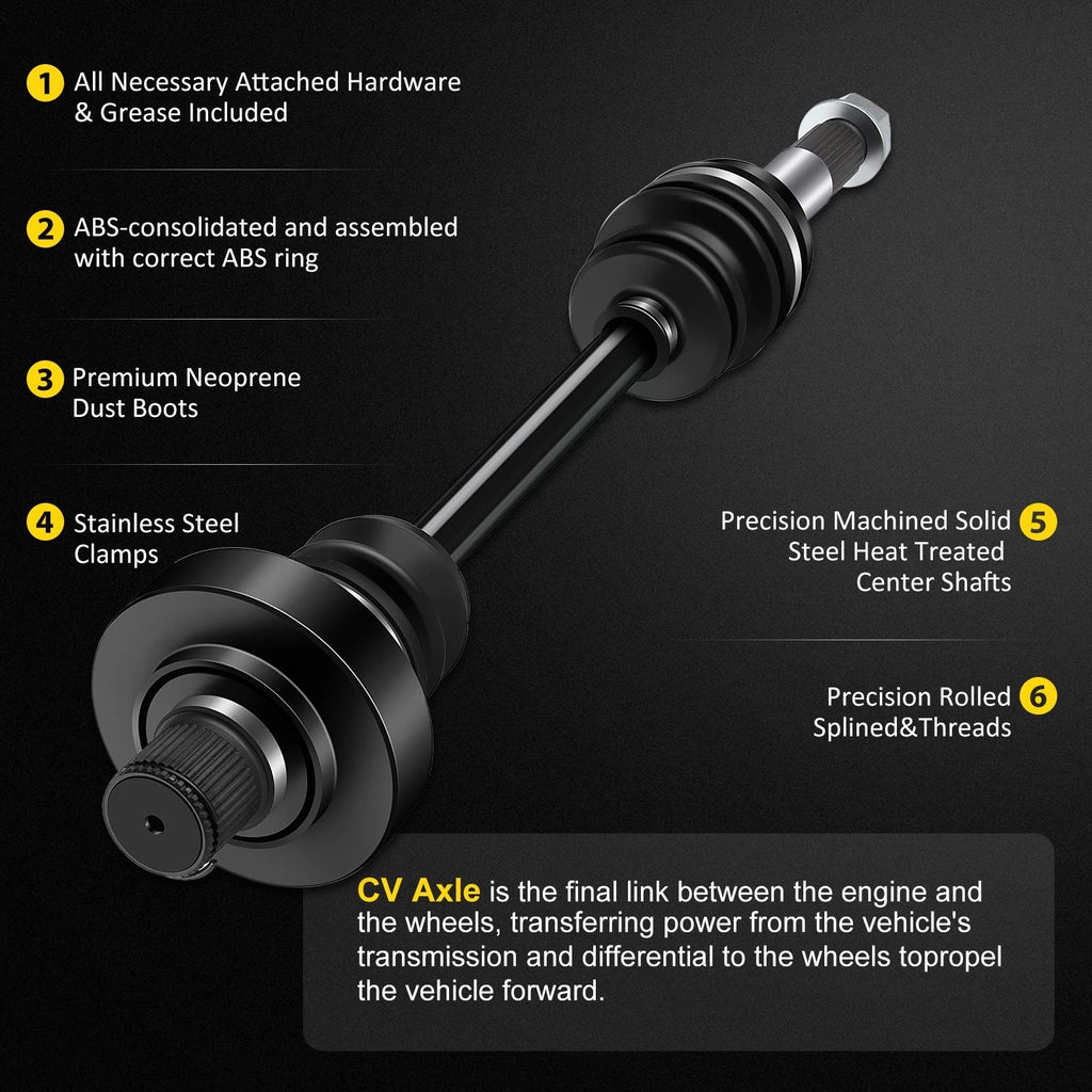 Rear Left CV Axle for Yamaha Rhino 700 (2008–2013)