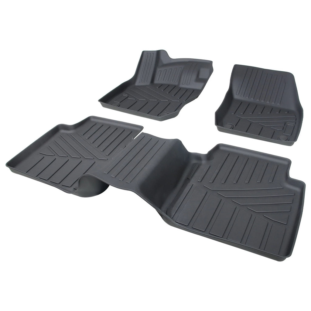 Set of 2 TPE Rubber All Weather Floor Mats for Volkswagen Tiguan (2025–2026)
