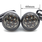 Smoke Front Run Brake Turn Signal Light Indicator for Harley Sportster 883 1200 (1992–2023)