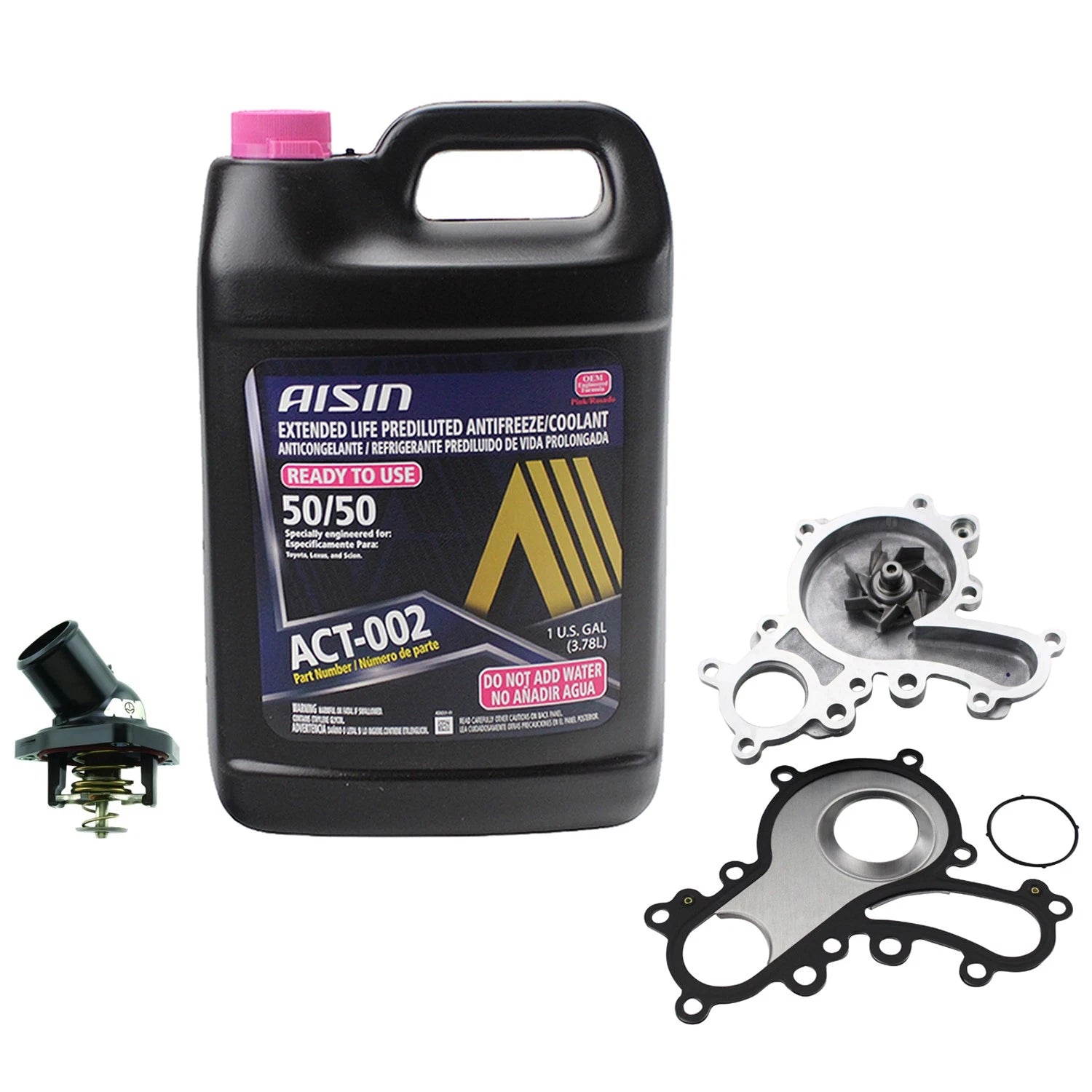AISIN Engine Coolant Water Pump Thermostat Kit for LandCruiser LX570 (2008–2021)