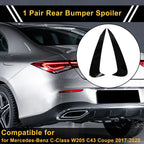 1 Pair Rear Bumper Spoiler for Mercedes-Benz C-Class W205 C43 Coupe (2015–2021)