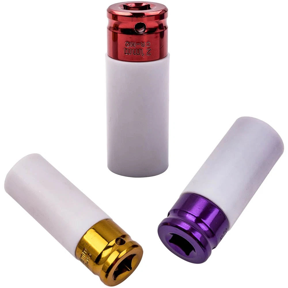 Thin Wall Lug Nut Removal Tool Set 6-Point for Impact Socket