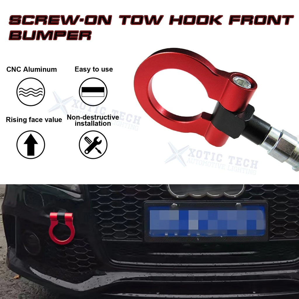 Anodized Alloy Tow Hook for Audi A4 S4 A5 S5 RS5 A7 S7 RS7 (2017-2024)