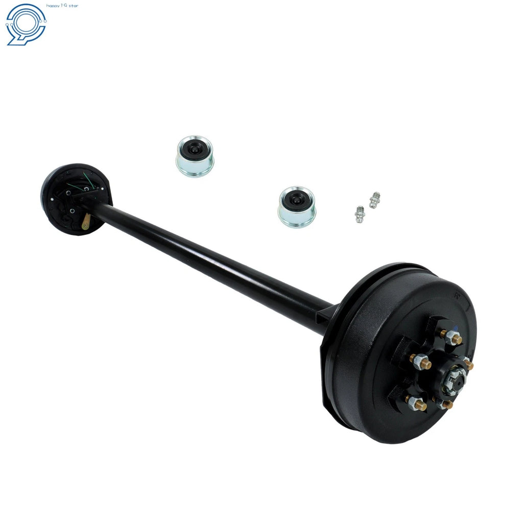 3.5k Electric Brake Trailer Axle for Boat Cargo Dump RV Utility (3500 lb)