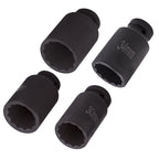 Set of 3 Deep Spindle Axle Nut Socket Puller Tool Kit 30mm 32mm 34mm 36mm