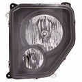 Replacement Driver Side Halogen Headlight Assembly w/Black Bezel