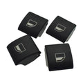 4x Window Switch Button Caps for BMW E46 323i 325i 330i M3 328i (1998-2006)