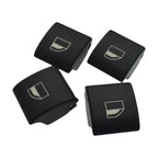 4x Window Switch Button Caps for BMW E46 323i 325i 330i M3 328i (1998-2006)
