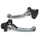 Titanium Pivot Dirt Clutch Brake Levers for Kawasaki KX250 KX250F (2005–2012)