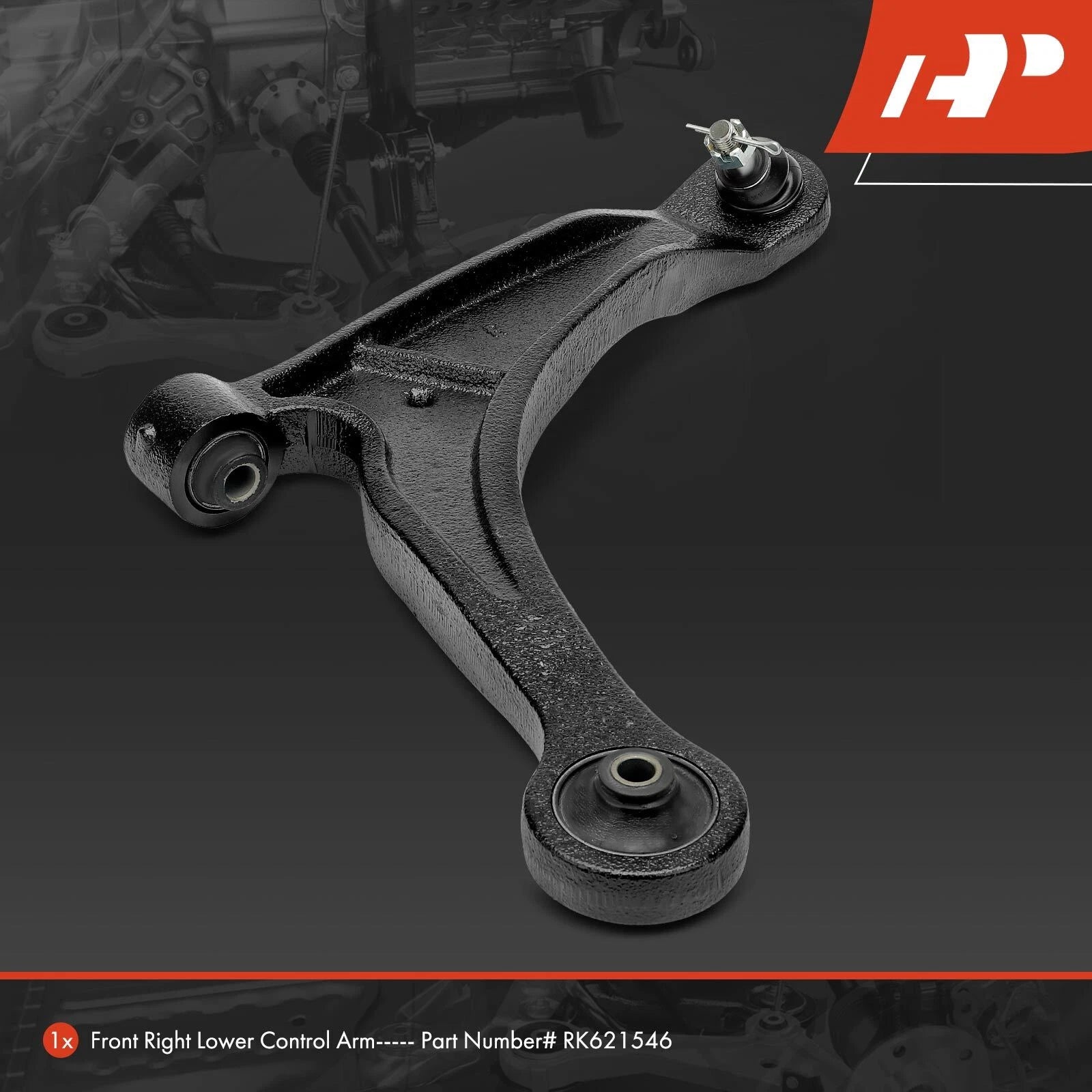 Front Right Lower Control Arm with Ball Joint for Honda Ridgeline (2006-2014)