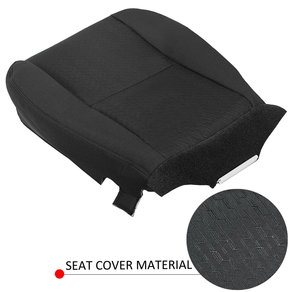 Driver Bottom Cloth Seat Cover for Chevy Silverado 1500 2500HD (2007–2014)