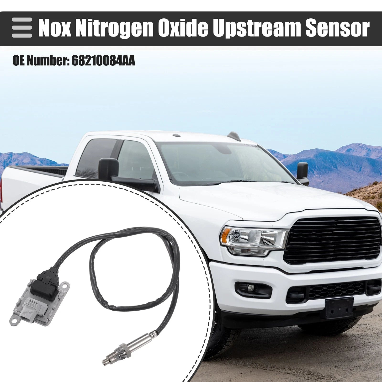 Nox Oxide Upstream Sensor for Dodge Ram 2500 3500 (2013–2018) No. 68210084AA