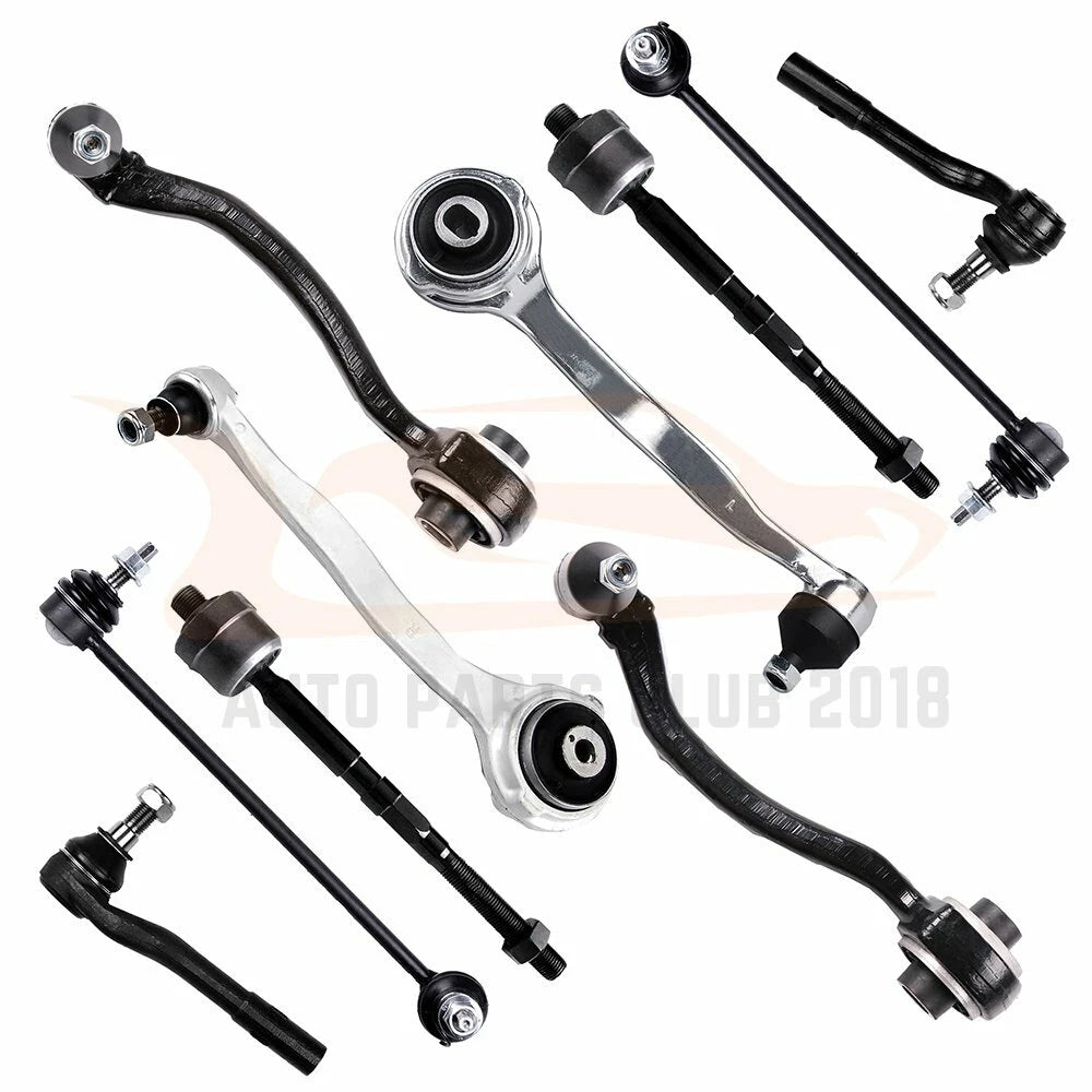 10pc Control Arm Tie Rod Sway Bar End Link for Mercedes-Benz C240 (2001–2005)