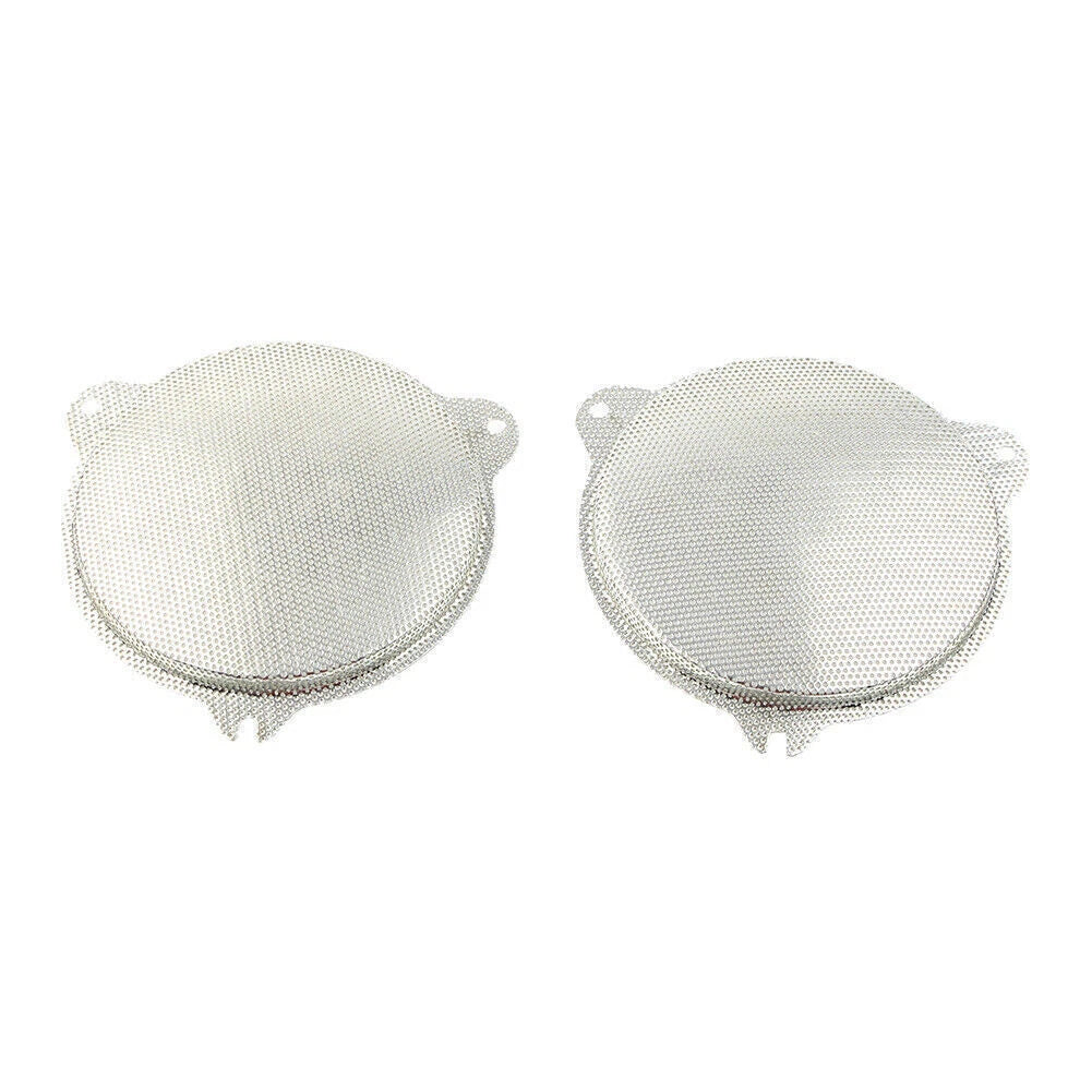 Front Speaker Mesh Grills Covers for Harley Electra Glide, Street Glide, Road King (2000–2023)