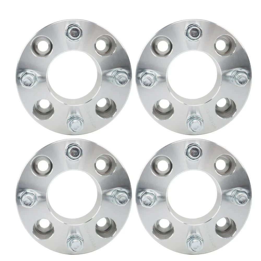 Set of 4 Silver Wheel Spacers for Make Model