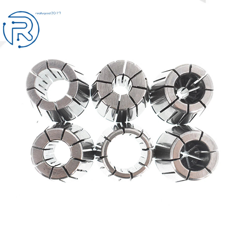 6Pcs ER32 Spring Collet Set for CNC Milling Machine (1/8" - 3/4")