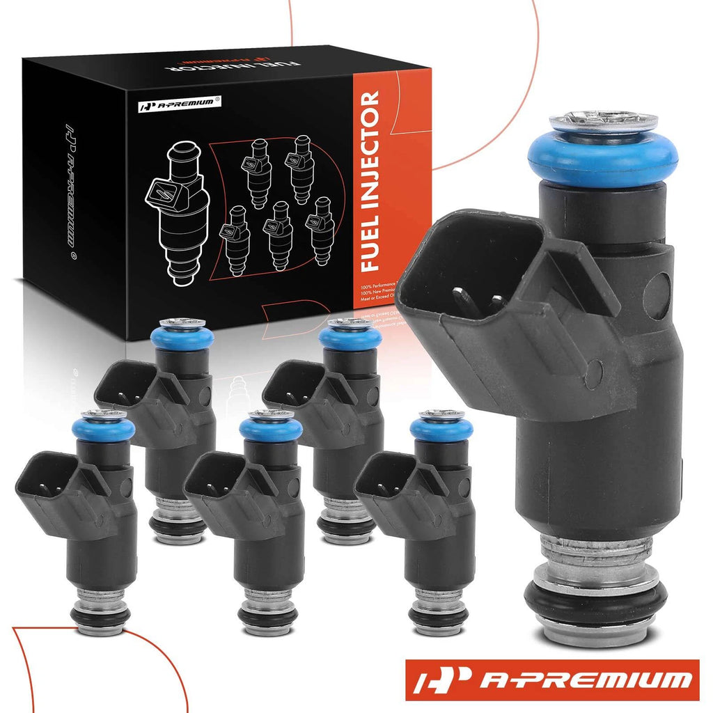 Set of 6 Fuel Injectors for Chevrolet Malibu, Impala (2006–2011)